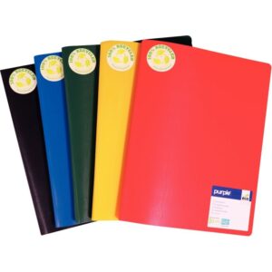 Protège-documents ECOGREEN en polypropylène opaque recyclé, 40 vues, coloris assortis