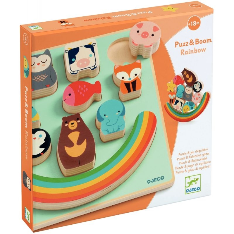 Puzz & Boom Rainbow en bois