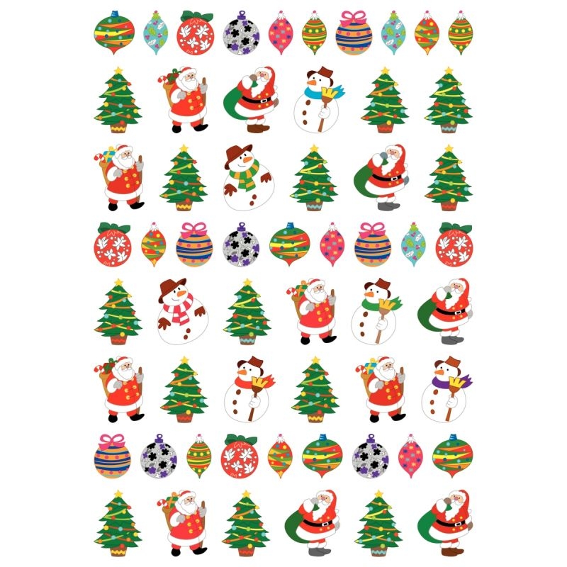 Sachet de 346 gommettes Noël assorties