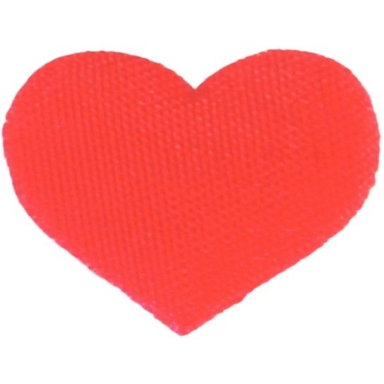 Sachet de 96 gommettes coeur doux + satin assortis