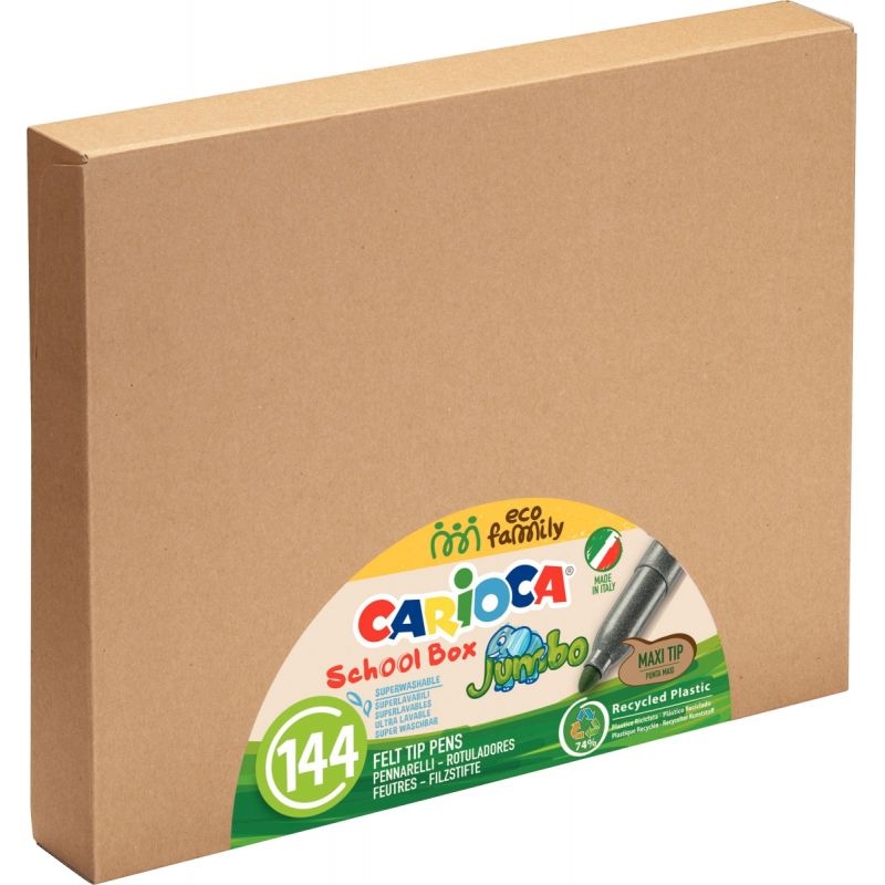 Schoolpack de 144 feutres Éco family jumbo