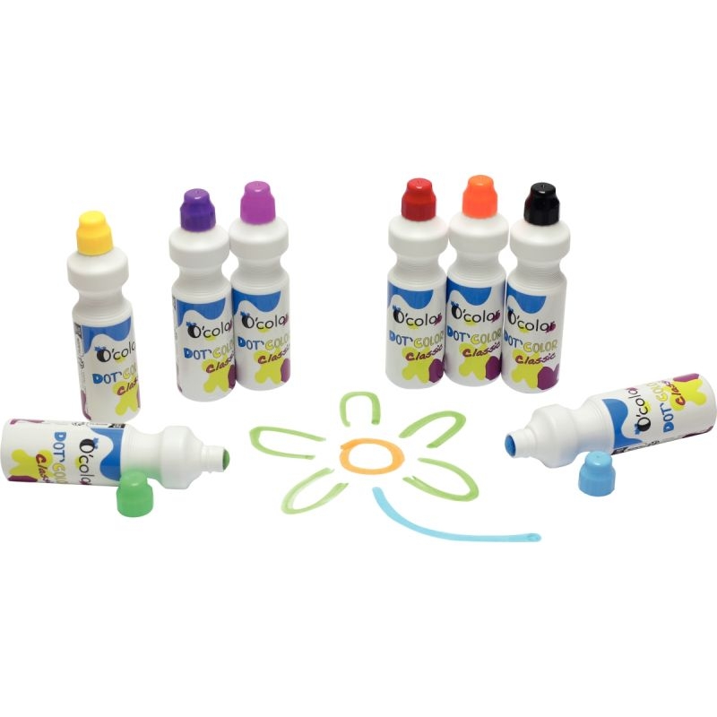 Schoolpack de 8 marqueurs Color 75ml assortis