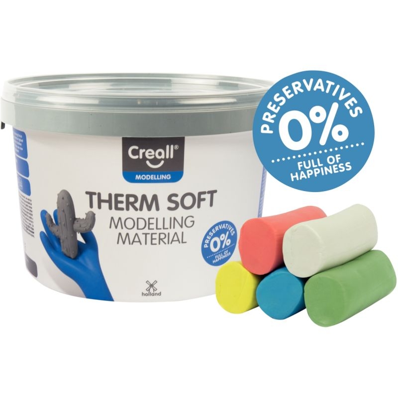 Seau 2kgs pâte à modeler therm soft