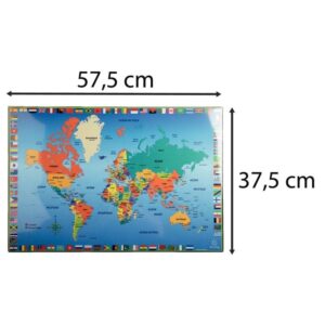 Sous-mains 57,5×37,5cm monde