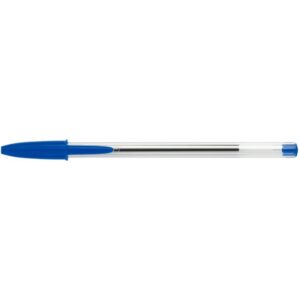 Stylo bille Cristal pointe moyenne bleu