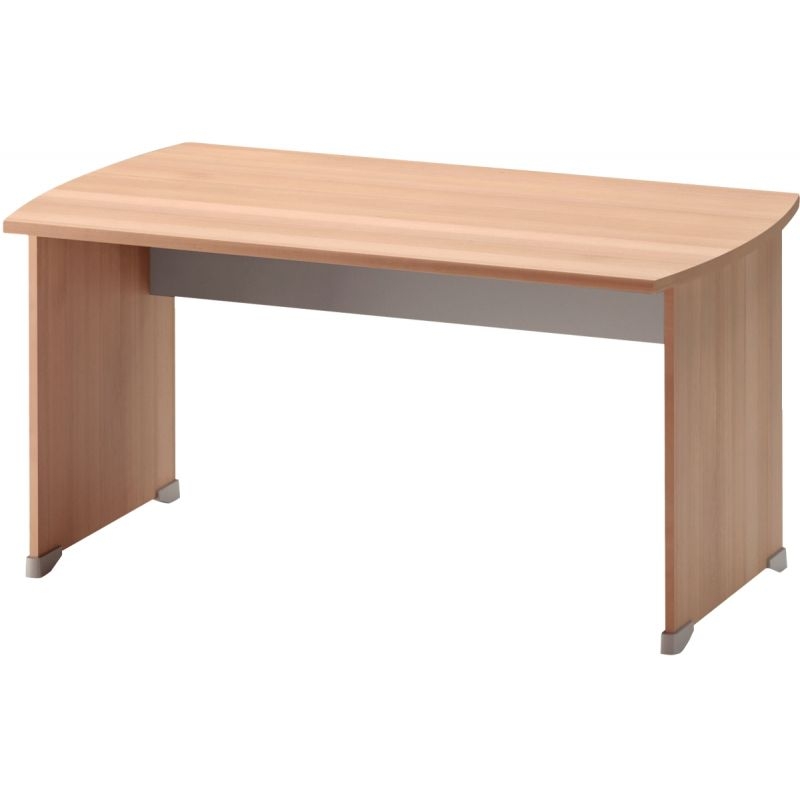 Table bureau pieds panneau L140 cm Jazz+ Hêtre