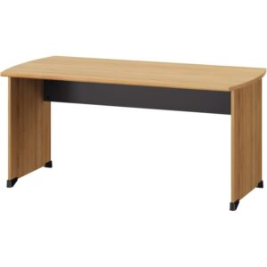 Table bureau pieds panneau L160 cm Jazz+ Chêne du Bocage