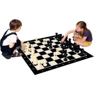 Tapis jeu d’échecs + 32 pièces