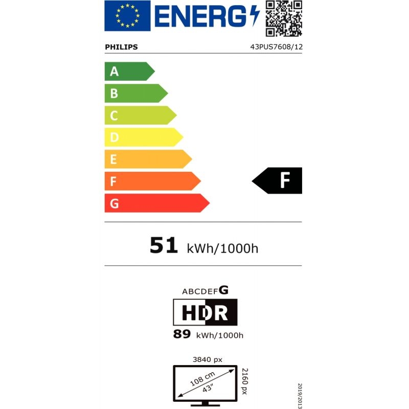 Téléviseur  4K UHD LED 108CM