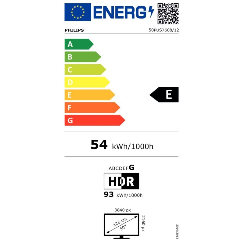 Téléviseur 4K UHD LED 126CM