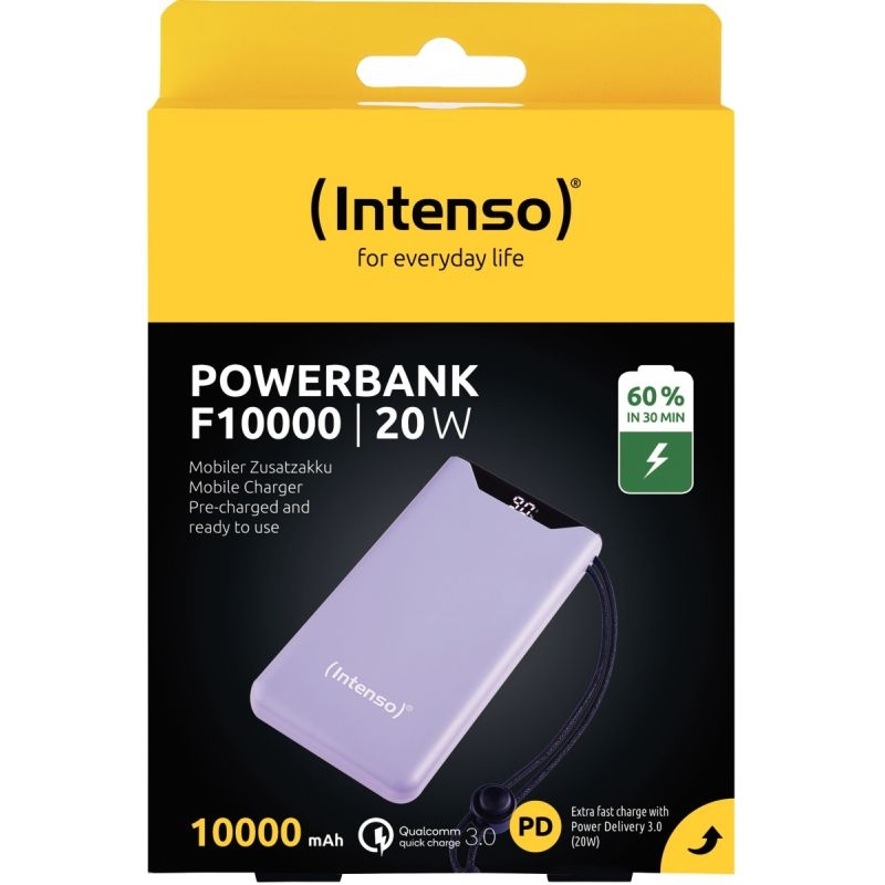Batterie de secours Intenso F10 000 I 20 W Violet