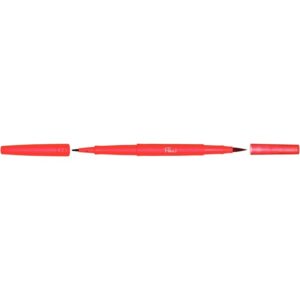 Blister de 8 feutres Flair Dual bi-pointes assortis
