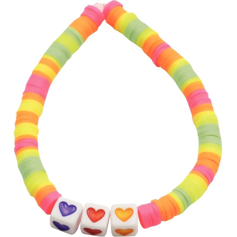 Boite de 5000 perles heishi 24 couleurs assortis