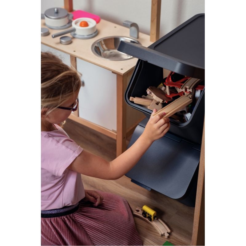 Boite de stockage 60L grise