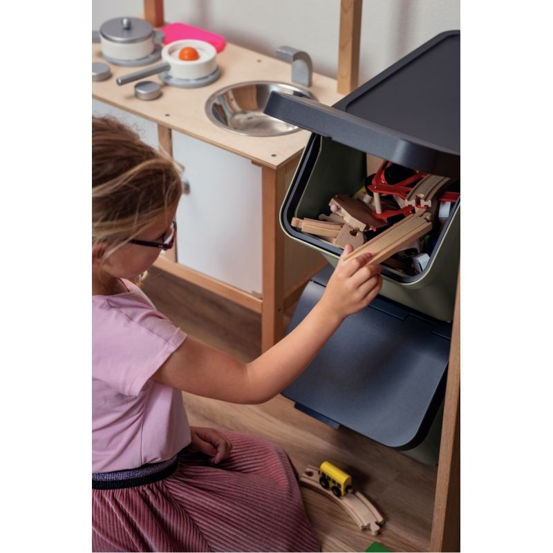 Boite de stockage 60L verte