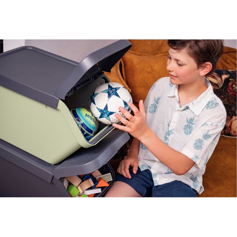 Boite de stockage 60L verte