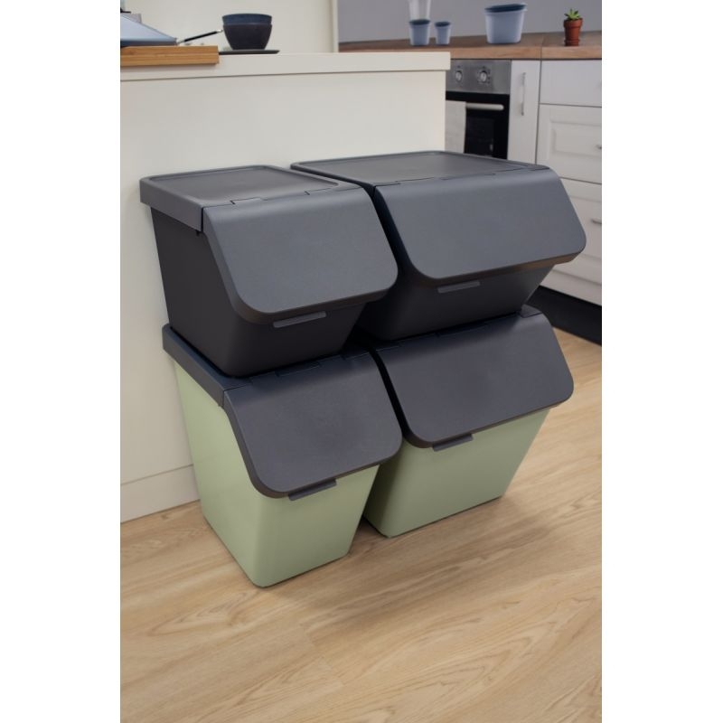 Boite de stockage 60L verte