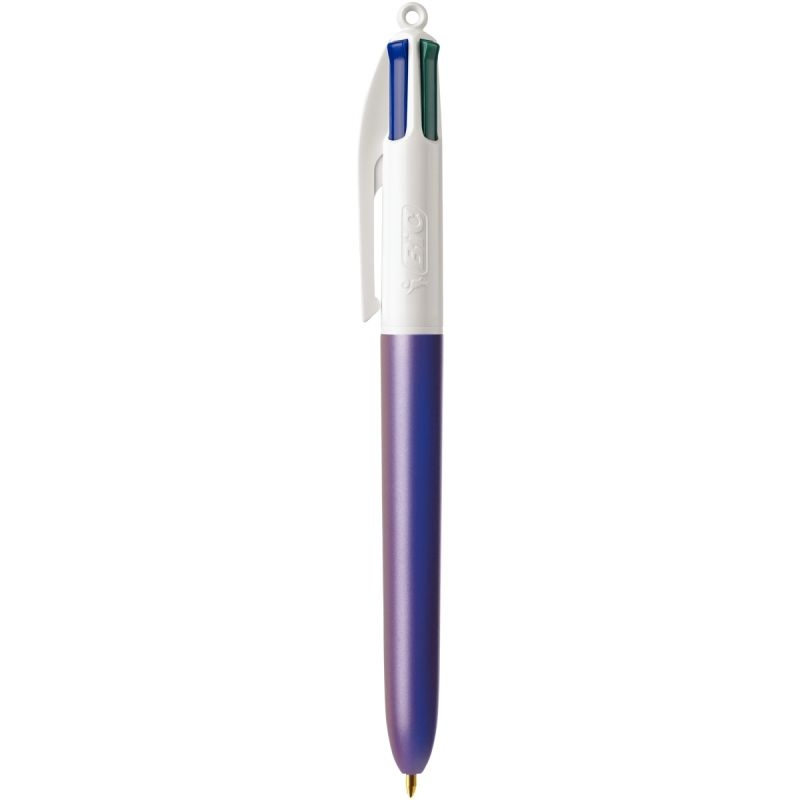 Boîte 12 stylos 4 couleurs Pearl assortis