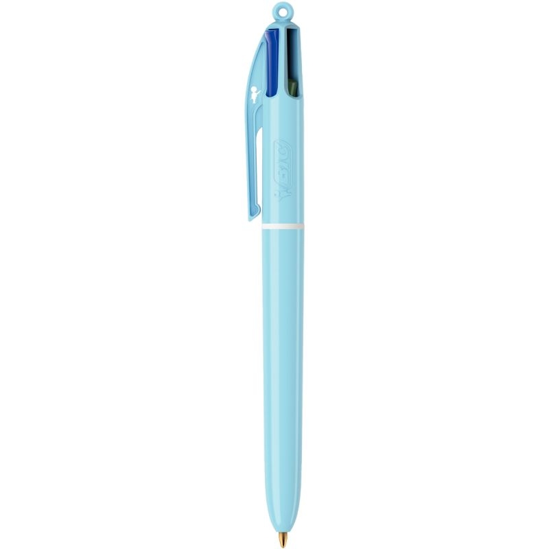Boîte de 12 stylos bille 4 couleurs pastel assortis