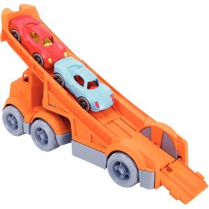 Camion de course + 2 véhicules GREEN TOYS