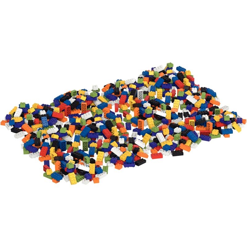 Carton de 1000 briques de construction BIOBUDDI SMALL