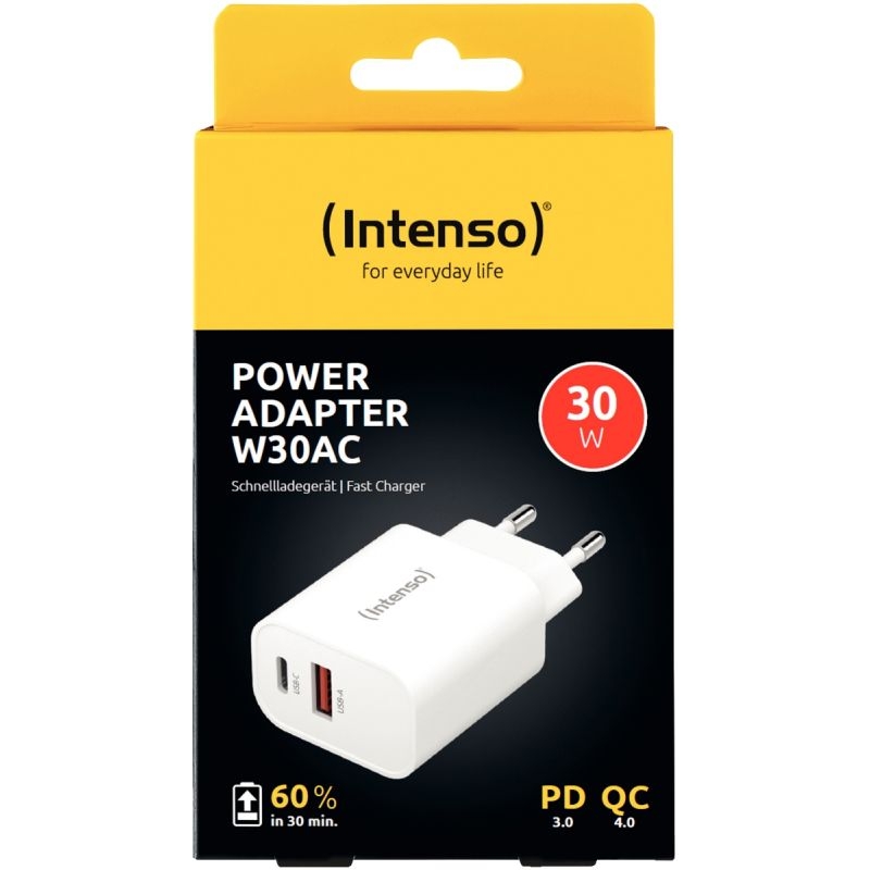 Chargeur secteur USB-C / USB-A 30W
