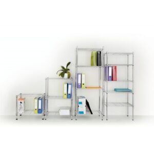 Etagère métal chromé 120x200cm
