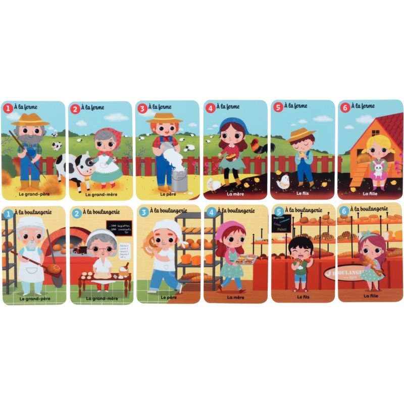 Jeu de 7 familles les métiers