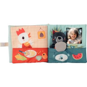 Livre en tissu LILLIPUTIENS, Bon appétit Louis
