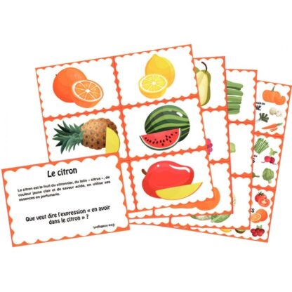 Lot 384 petites images légumes & fruits