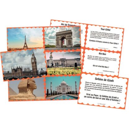 Lot 384 petites images monuments & paysages