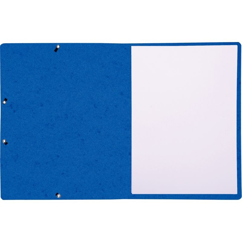 Lot de 10 chemises sans rabat à élastiques en carte lustrée, bleu