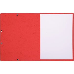 Lot de 10 chemises sans rabat à élastiques en carte lustrée, rouge