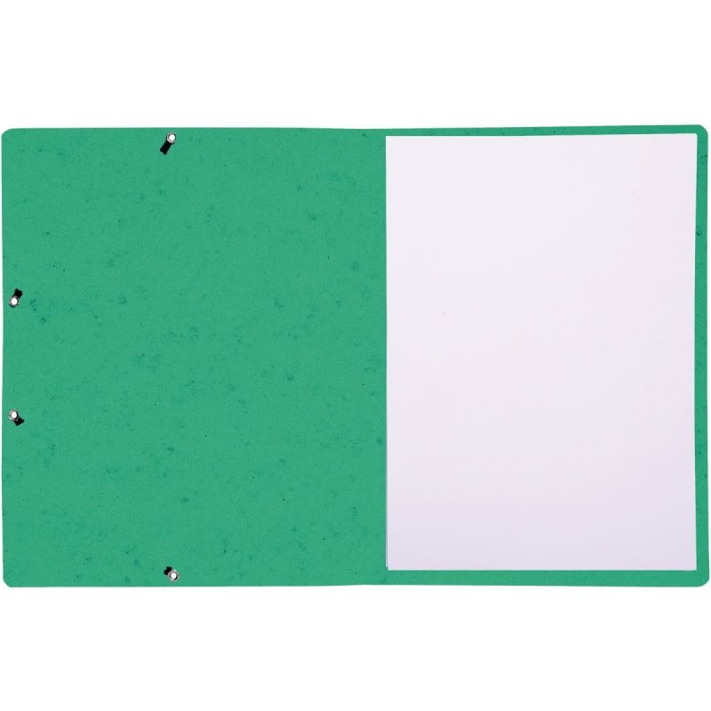 Lot de 10 chemises sans rabat à élastiques en carte lustrée, vert