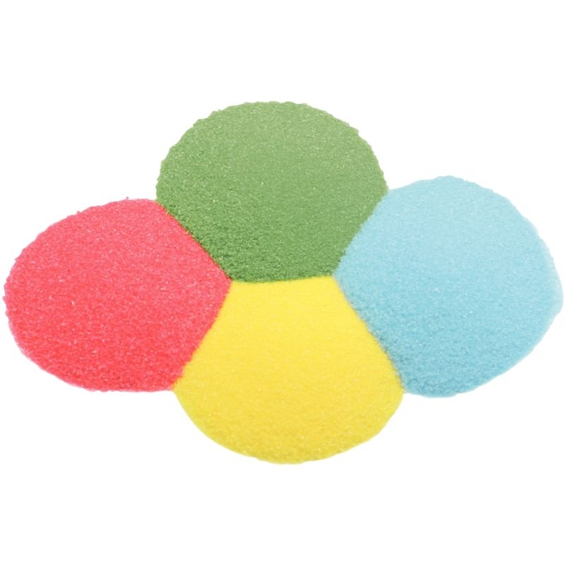 Lot de 10 flacons de sable extra fin 210grammes coloris assortis
