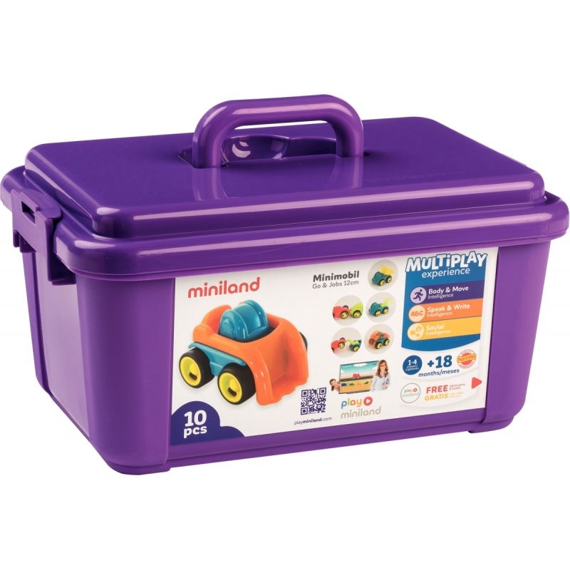 Lot de 10 Minimobil 12 cm assortis