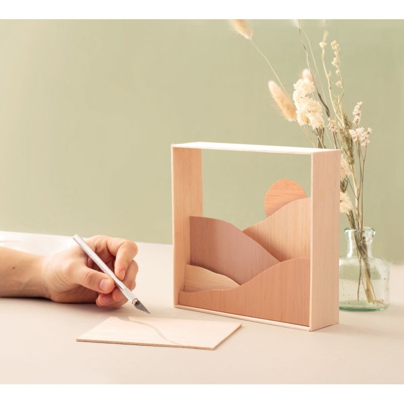 Lot de 5 planches de balsa