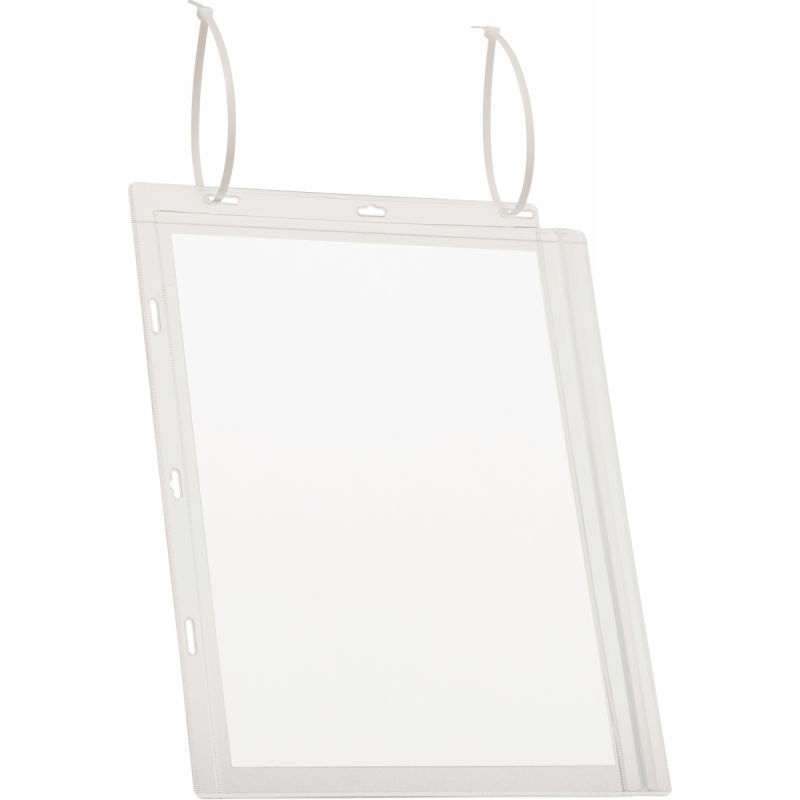 Lot de 5 porte affiche avec serre-câble A4
