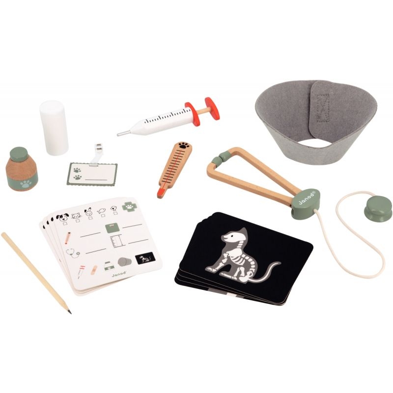 Mallette du vétérinaire + 16 accessoires