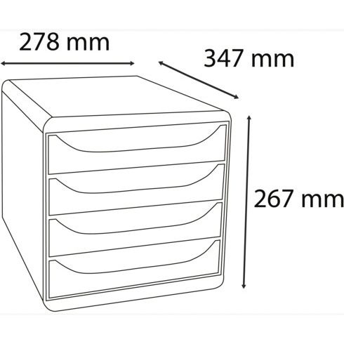 Module 4 tiroirs BIGBOX Skandi
