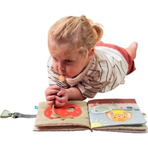 Mon premier livre d’activités en tissu, 8 pages