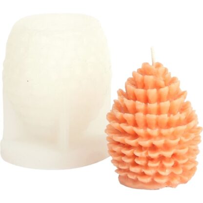Moule en silicone pour bougie pomme de pin