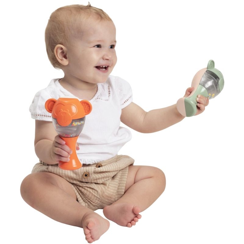 Paire de maracas singes CHICCO ECO+