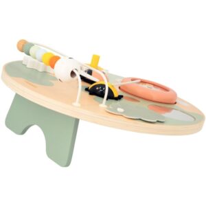 Panneau d’activités rond en bois