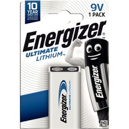 Pile 9V lithium 1 quantité