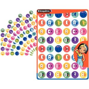 Pochette 960 gommettes smileys repositionnables