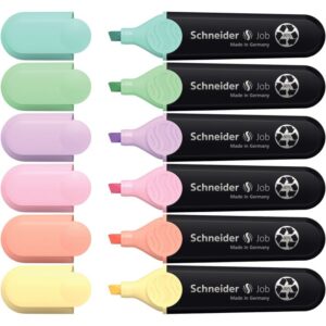Pochette de 6 surligneurs Job Pastel assortis