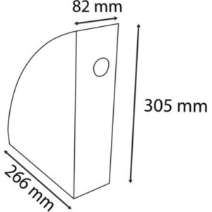 Porte revues Mag-Cube Skandi bleu givré