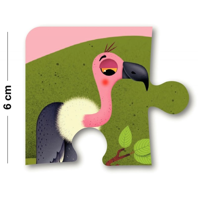 Puzzle d’observation 60 pièces, la savane