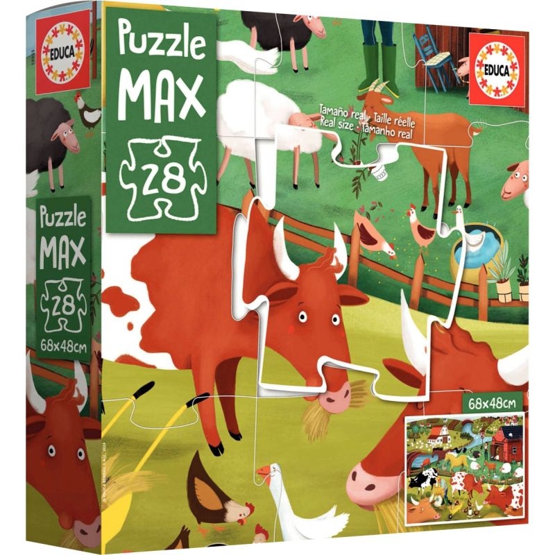 Puzzle MAX 28 pièces, la ferme